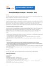Renewable Policy Analysis - December, 2011