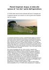 Planet Inspired: Acqua, la lotta allo spreco di “oro blu” parte dall’agricoltura