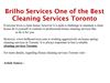 Brilho Services One of the Best Cleaning Services Toronto