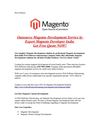Outsource Magento Development Service by Expert Magneto Developer India 