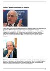 Labour MEPs nominated for awards