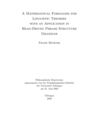 Frank Richter - A Mathematical Formalism for Linguistic Theories with an Application in Head-Driven Phrase Structure...