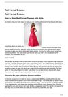 Red Formal Dresses