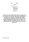 A-Resume-Is-Your-Calling-Card-When-You-Apply-For-A193