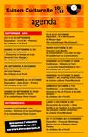 Agenda culturel - 2012-2013