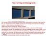 Tips For Using Mini Storage Units