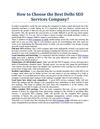 How to Choose the Best Delhi SEO Services Company?