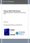 Free CISCO 642-278 exam Question| Passcertification.com