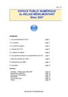 Bilan annuel 2007