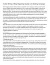 Invitee Writing A Blog Regarding Quality Link Building Campaign