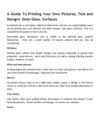 A Guide To Printing Your Own Pictures, Text and Designs Onto Glass Surfaces