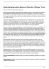 Understanding Autism Spectrum Disorder in Simple Terms