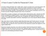 4 Sure Loans Useful In Financial Crisis
