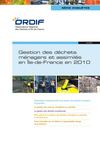 Gestion des déchets ménagers et assimilés en Île-de-France en 2010