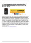 LG GR500 BLK Xenon Unlocked Phone with QWERTY Keyboard, 2MP Camera, GPS and Touch Screen – US Warranty –...