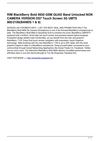 RIM BlackBerry Bold 9930 GSM QUAD Band Unlocked NON CAMERA VERSION OS7 Touch Screen 3G UMTS 900/2100(BANDS 1 & 8)