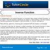 Inverse Function