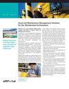 Asset and Maintenance Management Solutions for the Wonderware Environment