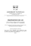 PPL n° 160 modifiier attribution indemnites frais de mandat parlementaires par Lionnel LUCA