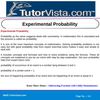 Experimental Probability