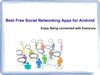 Get connected with Android Social Networking Apps