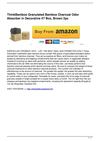 ThinkBamboo Granulated Bamboo Charcoal Odor Absorber in Decorative 4″ Box, Brown 2pc