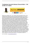 ThinkBamboo Decorative Bamboo Charcoal Stalks – 1.5lb bundle (12-14 stalks)