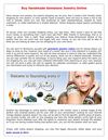 Buy Handmade Gemstone Jewelry Online