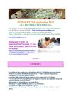 Newsletter Septembre 2012