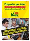 Propostas pra Valer - Programa de Trabalho 2010/2012