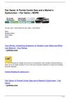 Fair Game: A Florida Condo Sale and a Market’s Dysfunction – Fair Game + MORE