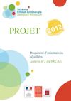 SRCAE2012- Annexe 2 Document d'orientations détaillées
