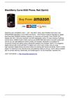 BlackBerry Curve 8330 Phone, Red (Sprint)