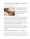 Spinal Adjustments Are They Addicting The Truth Finally