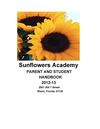 Sunflowers Academy Parent HANDBOOK 