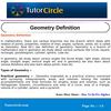 Geometry Definition