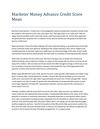 Marketer Money Advance Credit Score Mean