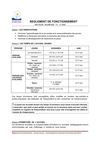 REGLEMENT DE FONCTIONNEMENT 2012-2013 Accueil Jeunes