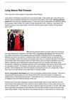 Long Sleeve Red Dresses