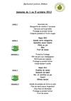Menus du 1 au 26 octobre 2012