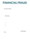 Financial Fraud and Seniors