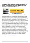 2 Zone Multi Split 2 x 9,000 Btu Ductless Wall Mount – DC Inverter Air Conditioner-Heat Pump-16 SEER-220 V with...