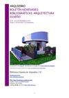 Boletín de novedades de Arquitectura y Diseño de la Biblioteca Hypatia de Alejandría, nº 27
