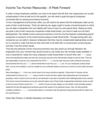 Income Tax Human Resources - A Peek Forward
