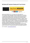 500 Series 30″ Induction Cooktop with Touch Control