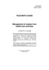 Healthcare waste teachers guide