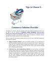Tips to Choose E-Commerce Solution Provider