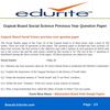 Gujarat Board Social Science Previous Year Question Paper