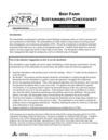 Beef Farm Sustainability Checksheet