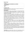 INFORME SOBRE LA BASURA EN LA CIUDAD